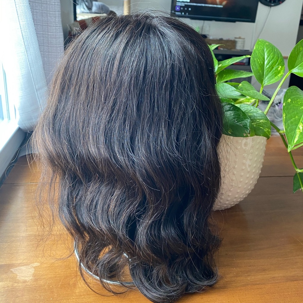 Human Hair 11” Lace Cap Wig